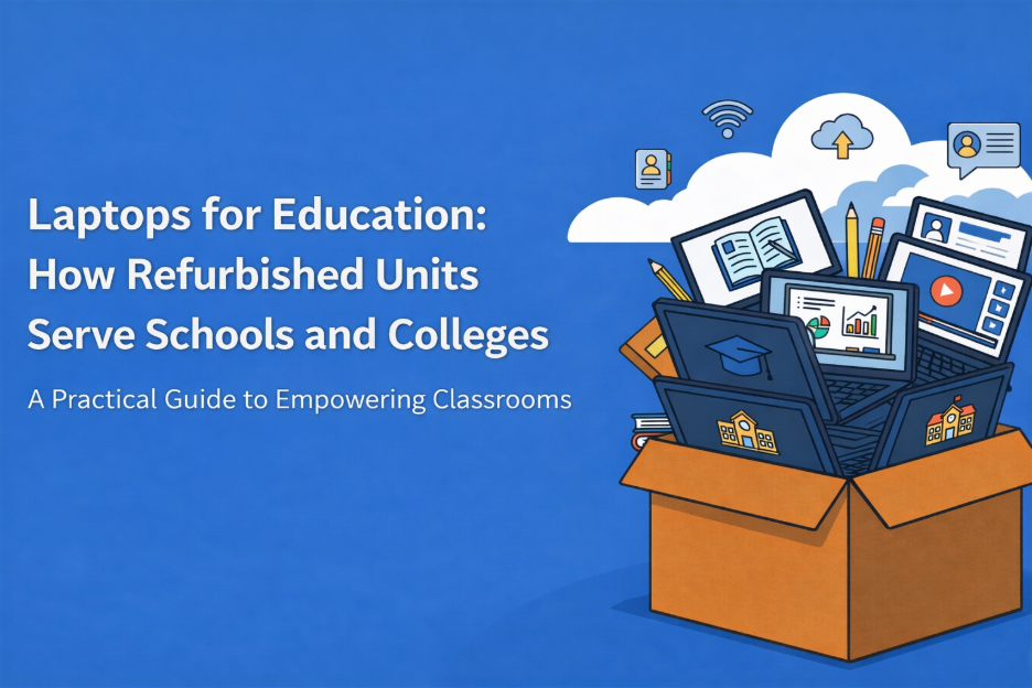Laptops for education: How refurbished units serve schools and colleges