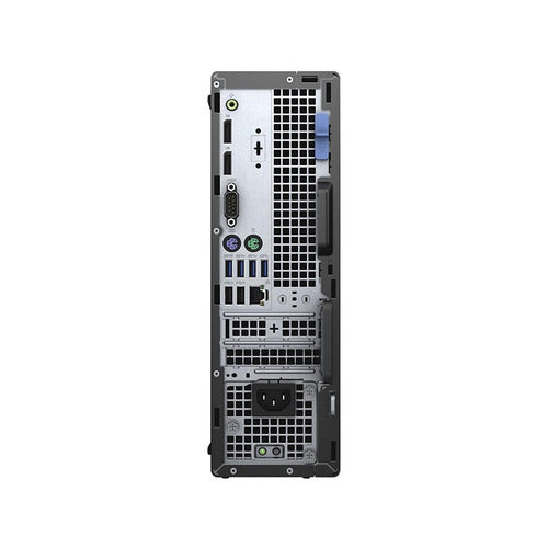 Black Dell OptiPlex 7080 from the back.