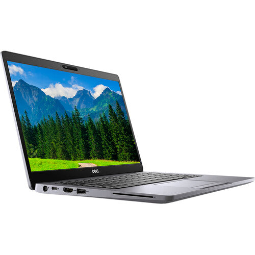 Dell Latitude 5310 13 inch laptop, open with landscape image on screen.