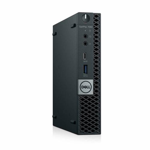 Black Dell Optiplex 7060 refurbished desktop pc.